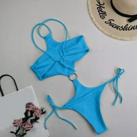 Ociviesr set Plaža Boja bikini Žene Kupaći kostimi Solidni plivanje Jedan kupaći kupaći kostimi