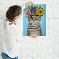 AmericanFlat mačka od Coco de Paris Art Art Print