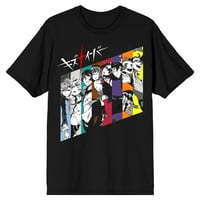 Majica Crunchyroll KIZNAIVEiVRiak panel, ugrađeni logo TEE Anime serijski lik dizajn-XX-Large