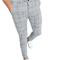 Chinos hlače duge pantalone za muškarce muškarci Modne udobne hlače Ležerne prilike na ravnom prednjem