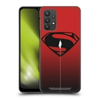 Dizajni za glavu zvanično licencirani liga pravde Film Superman logo Umjetnički crveni i crni let na stražnjoj kući kompatibilan sa Samsung Galaxy A 5G 5g