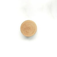 Drveni zidni kukir Hancer Hanger Nail uključen je - okrugla gumb serija, drveni