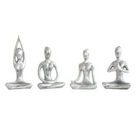 Dekorativne joge figurice osjetljive apstraktne skulpture za domaćinstvo apstraktnih boja
