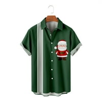 Božićni santa Claus Kawaii uzorak košulja navraćala Muška Novost majica kratkih rukava za muškarca Žena