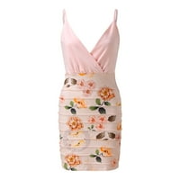Žene Midi haljina Ležerne haljine za žene Dužina koljena Ljetne haljine Žene Ljetna morska mini haljina