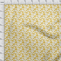 Onuone svilena tabby žuta tkanina točkica haljina materijala materijala za ispis tkanina od dvorišta