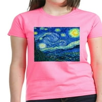 Cafepress - Van Gogh zvjezdana noćna majica - Ženska tamna majica