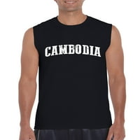 - Muška grafička majica bez rukava, do muškaraca veličine 3xl - Kambodža