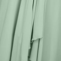 Haljine za žene Ljeto SOLID V-izrez dugih rukava večernje haljine haljine srednjeg duljine čipke haljine