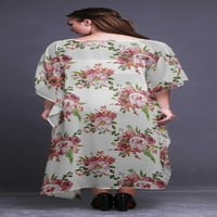 Bimba cvjetni dugi kaftan maxi haljina na plaži Cover up womens kaftan-xl-3x