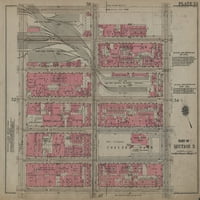 Puzzle - Mapa New York ploča 53, deo odeljka G.W. Bromley & Co