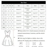 Haljine za žene ispisane van-ramena A-line mini kratka ljetna haljina u rukavu sive m