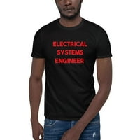 Crveni električni sustavi Inženjer kratkih rukava pamučna majica po nedefiniranim poklonima