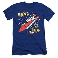 NASA - iz ovog svijeta - premium tanka fit majica kratke rukave - velika