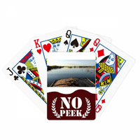 Brod i krajolik Art Deco Fashion Peek Poker igračka karta Privatna igra