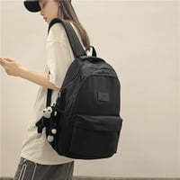 Multi-džep Jednostavan ruksak velikog kapaciteta Harajuku College Student Schoolbag