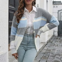 Ženska odjeća plus veličina otvorena prednja rever lapel kardigan zimski topli kaput zapadni džemper