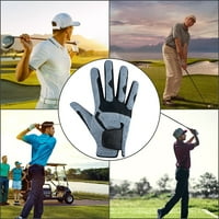 Golf rukavica muškarci protiv klizanja mikrofibra elastične prozračne prozračne masene za vanjski sport,