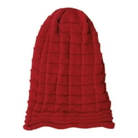 Pleted prirubnički šešir za pulover na otvorenom Klintni šešir crvena jedna veličina