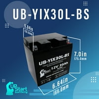 Zamjena baterije UB-YIX30L-BS za Harley-Davidson FLH, FLT CC motocikl - tvornički aktivirani, bez održavanja,