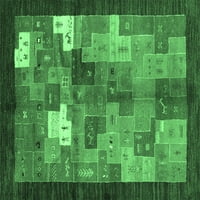 Ahgly Company Indoreni pravokutnik Sažetak Smaragd zeleni suvremeni prostirke savremene površine, 5 '8'