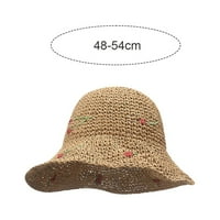 Opseg glave Slatka Cherry Ribar šešir za kremu za sunčanje ljetna obala na plaži Sunčani slamnati šešir