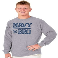 Sjedinjene Države Mornarsko brat Uznemirena snaga Muški majica s dugim rukavima Brisco Brends X