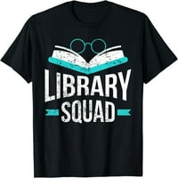 Majica za biblioteku Crna 4x-velika