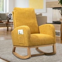 dnevni boravak Udobna stolica za ljuljanje Dnevna soba Stolica Žuta