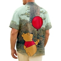 Kufutee Boys Winnie The Cool Cool Print majica s kratkim rukavima, ženska muška Winnie The Pooh majica