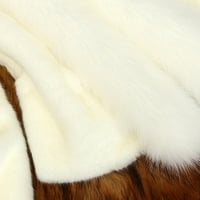 iopqo zimski kaputi za žene žene Fau pelt kaput elegantno debelo toplo nova modna gornja odjeća lažna