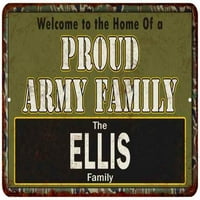 Ellis ponosna vojska Porodični poklon Poklon metalni znak 112180023121
