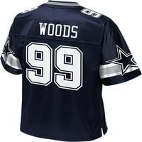 NFL_ PRO LINE omladinski Antwaun Woods Navy Dallas Cowboys_ Jersey Player