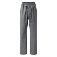 Bacocke muške hlače Muške modne ležerne prilike labave pamučne plus veličine džep čipke udružene hlače