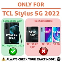 Talozna tanka futrola za telefon Kompatibilan za TCL Stylus 5G, Dunder Mifflin Print, W stakleni zaštitnik zaslona, ​​lagana težina, fleksibilna, meka, SAD