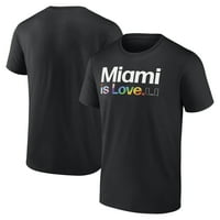 Muška fanatika brendirana Black Miami Hurricanes City Pride majica