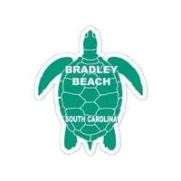 Bradley Beach Južna Karolina Suvenir Zelena kornjača Oblik naljepnica naljepnica